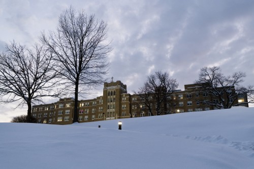 Dominican Center evening winter