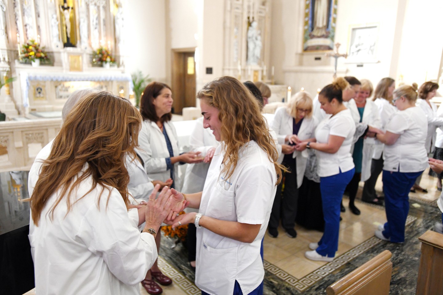 Healing hands Mount Nursing students receive ‘Blessing of the Hands