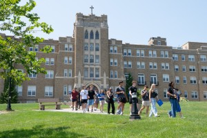 Mount Saint Mary College ALT: People walking at Mount Saint Mary College