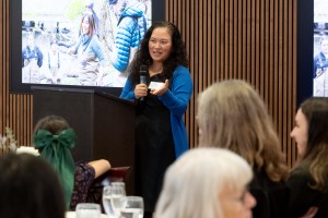 Michelle Tingson-Pregno, a Nursing major at Mount Saint Mary College, discussed how the Hudson Valley Hospice Annual Scholarship has allowed her to improve her and her family’s lives.