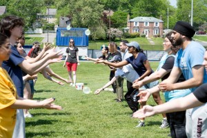 Students play catching game. Mount Saint Mary College scholars and faculty mentors kick off the 2026 Summer Undergraduate Research Experience (SURE) on Monday, May 18. The annual eight-week program pairs undergraduate students across multiple disciplines 