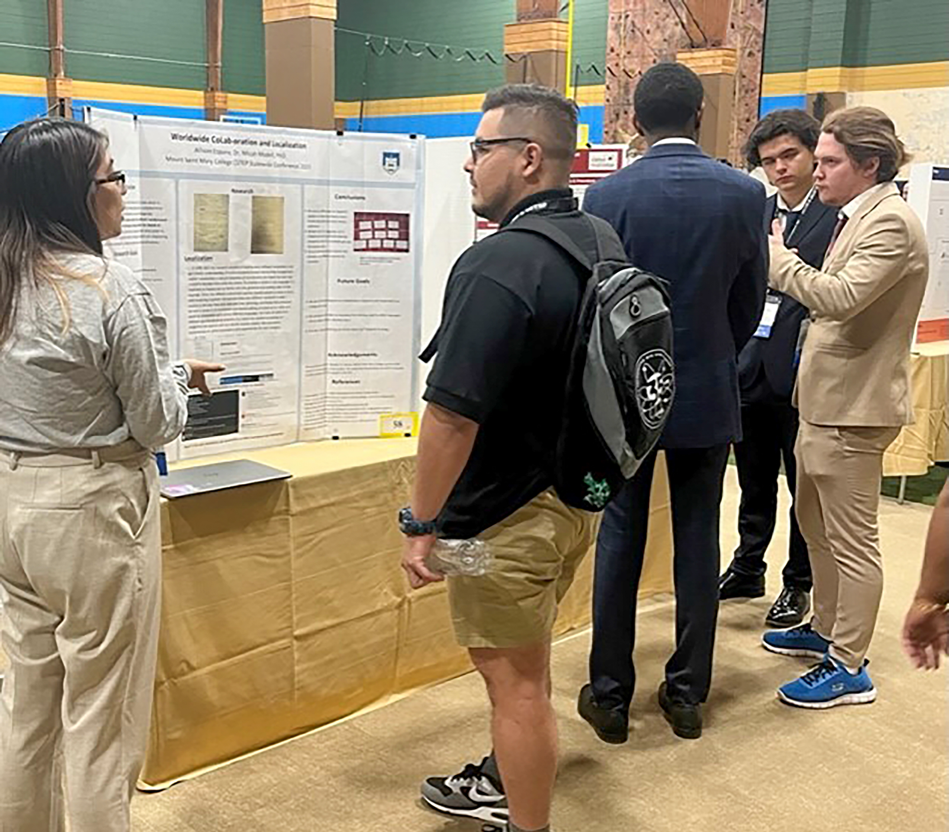 Mount IT student presents research at CSTEP conference | Mount Saint ...