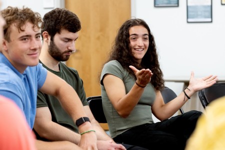 Three MBA students.